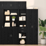 K&otilde;rgushein sahtliga must tamm 40 x 42,5 x 185 cm tehispuit