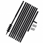 K&auml;epidemega maapuur 80 mm koos pikendustoruga 9 m teras