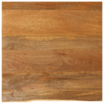 Lauaplaat, naturaalse servaga, 60x60x2,5 cm, mangopuit