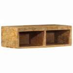 Seinale paigaldatav telerikapp 60x30x19 cm t&auml;ispuidust mango