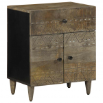 &Ouml;&ouml;kapp helehall 50x33x60 cm t&auml;ispuidust mango