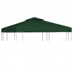 Varikatuse asenduskate 310 g / m&sup2;, roheline, 3 x 3 m
