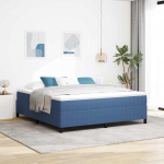 Voodi raam sinine 180 x 200 cm kordurori kangas