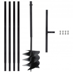 K&auml;epidemega maapuur 250 mm pikendustoruga 4 m teras