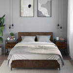 &Ouml;&ouml;kapid 2 tk, suitsutatud tamm, 40x40x55 cm, tehispuit