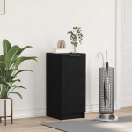 Kinga kapp riiuliga must tamm 29,5 x 35 x 70 cm tehispuit