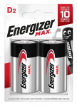 ENERGIZER BATTERY MAX D LR20, 2 pcs. ECO packaging
