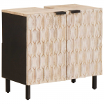 Vannitoa kraanikausi kapp &uuml;ksv&auml;rviline valge