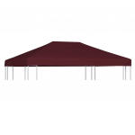 Varjualuse katus 310 g/m&sup2; 3 x 4 m, bordoopunane