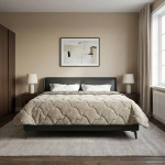 T&auml;ispika aasta tekk rapistatud helehall 220 x 240 cm