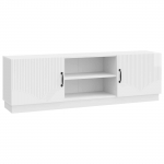 Telerikapp k&otilde;rgl&auml;ikega valge 150 x 31 x 47 cm tehispuit