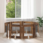 Koerav&auml;rav koos aluspuudega 8 pcs vana puit 60 x 60 cm