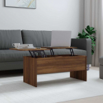 Kohvilaud, pruun tamm, 102 x 50,5 x 46,5 cm, tehispuit