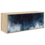 Seinale paigaldatav tv kapp raalte 102 x 33 x 40 cm sonoma tamm