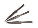 Sports throwing knives KAL22 LIDER 3pcs silver