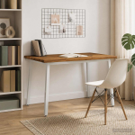 90 x 55 x 75 cm tugev akatsiapuu looduslik ja valge ristk&uuml;lik