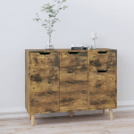 Puhvetkapp, sonoma tamm, 90x30x72 cm tehispuit