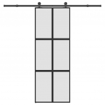 L&uuml;kanduks koos riistvara komplektiga 76x205 cm karastatud klaas