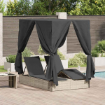 Kaheistmeline p&auml;ikeselounge muredega kardinatega helehall