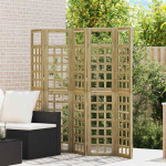 Privaatsusekraan 5 pcs pruun 200 x 180 cm immutatud kuusk