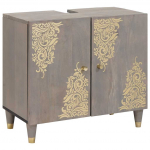 Valamukapp ladustamisega hall 62 x 33 x 58 cm tugev mango puu