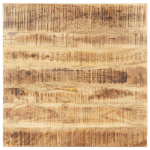 Lauaplaat tugevast mangopuidust 25&ndash;27 mm 80 x 80 cm