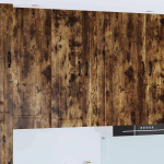 K&ouml;&ouml;gikapp riiuliga suitsetatud tamm 60 x 31 x 100 cm tehispuit