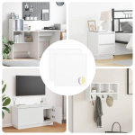 Kleebis 2 pcs valge &oslash; 20 x 0,5 mm paber