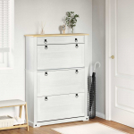 Kinga kapp sahtliga corona valge 99 x 32 x 144,5 cm tahke m&auml;nd