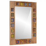 Vannitoa peegel neutraalne 50 x 70 x 3 cm tugev mango puu