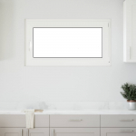 Keldriakendus risor valge 110 x 50 cm pvc ja klaas