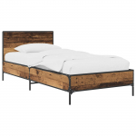 Peatsiga voodiraam vana puit 80 x 200 cm tehispuit