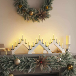 J&otilde;uluk&uuml;&uuml;nla sild 3 tk 7 led-i soe valge 39.5 x 5 x 29 cm