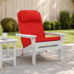 P&auml;ikese lounge patja 100% pol&uuml;ester punane 55 x 124 x 5 cm