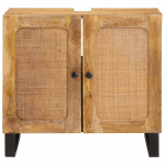 Vannitoa kraanikausi kapp pruun 62 x 33 x 58 cm tugev mango puu