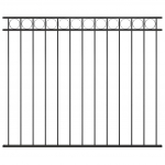 Aiapaneel terasest 1,7 x 1,5 m must