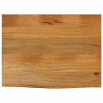 Lauaplaat, naturaalse servaga, 80 x 60 x 2,5 cm, mangopuit