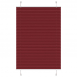 Plisseeritud ruloo bordeaux punane 95x150 cm kanga laius