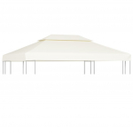 Varikatuse asenduskate 310 g / m&sup2;, kreemjasvalge, 3 x 4 m