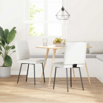 S&ouml;&ouml;gitoolid 2 tk, valge, kunstnahk