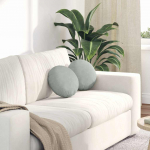 Istumispatjad 2 pcs helehall &oslash; 40 x 13 cm samet