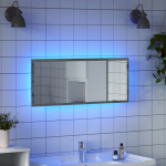 Led vannitoapeegel hall sonoma 100x8,5x37cm projekteeritud puit