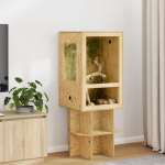 Terrarium pruun 50 x 50 x 80 cm osb