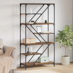 Raamatukapp vana puit 91 x 36 x 176 cm tehispuit