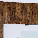 K&ouml;&ouml;gikapp riiuliga suitsetatud tamm 50 x 31 x 80 cm tehispuit