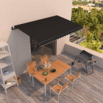 Automaatselt sisset&otilde;mmatav varikatus, 450x350 cm antratsiithall