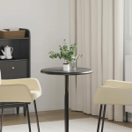 Lauaplaat, must, &oslash; 50 x 2,5 cm, marmor