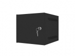 LANBERG 10" WALL-MOUNTED RACK CABINET 4U (280X310, BLACK)