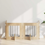 Koerav&auml;rav koos aluspuudega 4 pcs sonoma tamm 60 x 60 cm