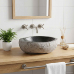 Basin ovaalne hall (32-37) x (27-30) x 12 cm j&otilde;e kivi